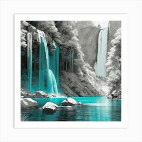 Waterfall 10 Art Print