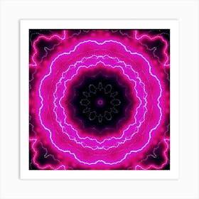 Pink Mandala Affiche