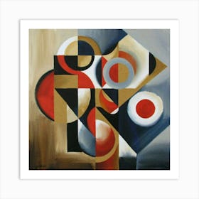 Abstract Painting Cubismo Abstract 2 Poster