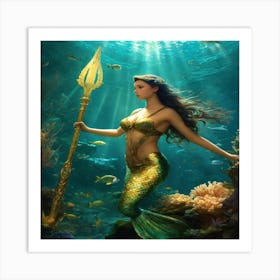 Mermaid 5 Art Print