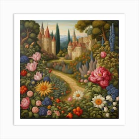 Fairytale Garden Art Print