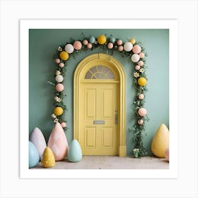 Easter Door 1 Art Print