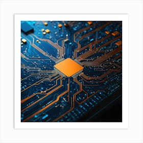 Circuit Board 50 Art Print