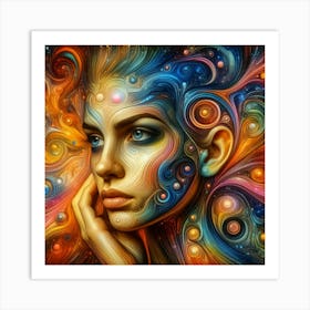 Psychedelic Painting Art Print