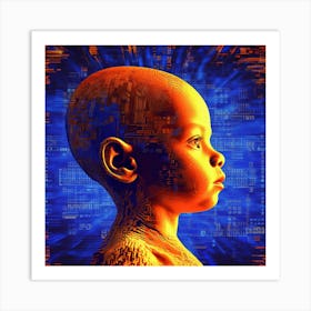 Child'S Head 1 Art Print