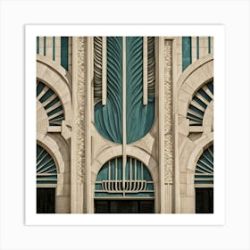 Deco Building 8 Art Print