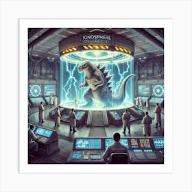 Ionosphere Kaiju Control Chamber Purpose Converted Art Print