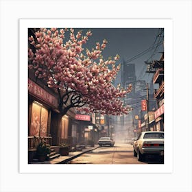 Asian City Art Print