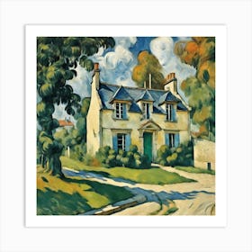 House On The Road Art Print