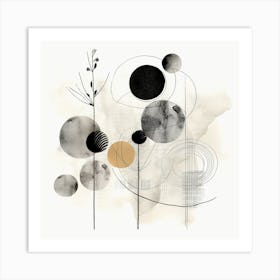 Abstract Circles Art Print