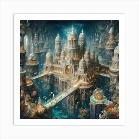 Fantasy City 2 Art Print