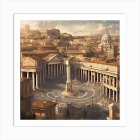 Roman City Art Print