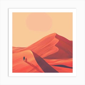 Red Desert Art Print