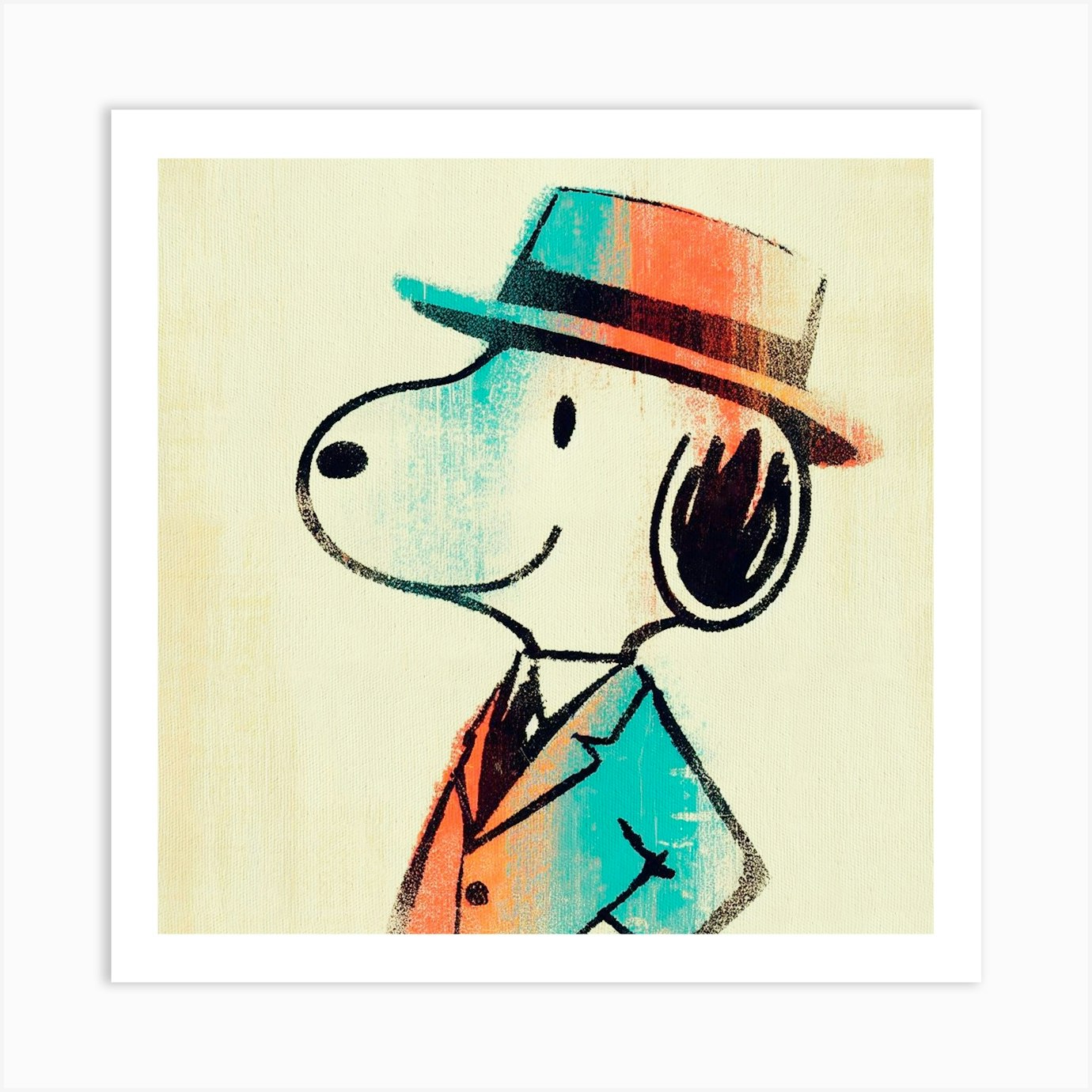 Snoopy Timeless 08 Art Print by Fernando Vieira
