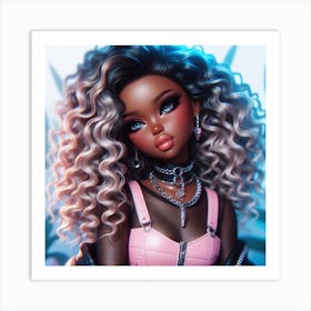 Afro-American Doll Art Print