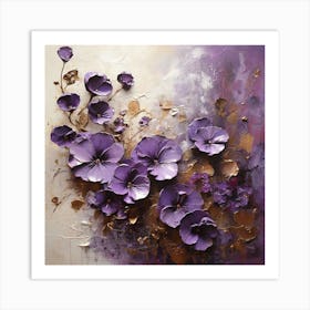 Violets 16 Art Print