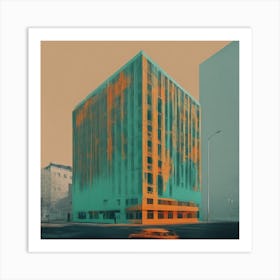 Building In The City 1 Art Print