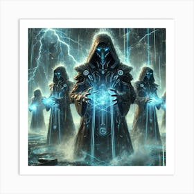 Cascade Sovereignty Scifi Stormcallers Art Print