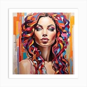 Leonardo Diffusion Xl Colorful Reflections Is A Collection Tha 0 Art Print