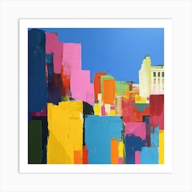 Abstract Travel Collection Vienna Austria 4 Art Print