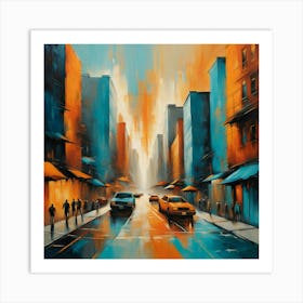 New York City Street 1 Art Print