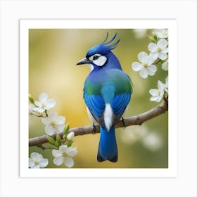 Blue Tanager Art Print