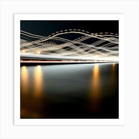 Long Exposure - Long Exposure Stock Videos & Royalty-Free Footage Art Print