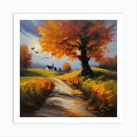 Autumn Tree 15 Art Print