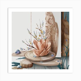 Flora And Fauna 1 Art Print