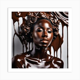 Chocolate Beauty Art Print