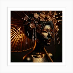 Asian Woman 5 Art Print