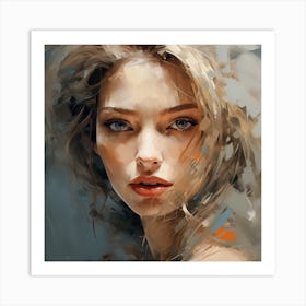 The Beautiful Woman Art Print