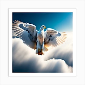 Eagle In Flight Art Print