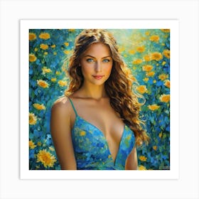 Sunflowers hj Art Print