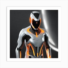 Futuristic Suit 44 Art Print