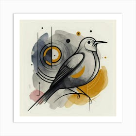 Bird On A Branch 1 Art Print