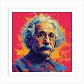 Albert Einstein Canvas Art Art Print