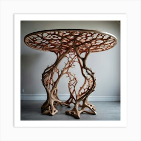 Coral Design Inspired Table Art Print