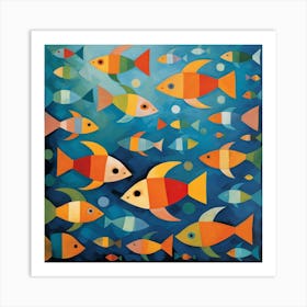 Fishes In The Sea 12 Art Print