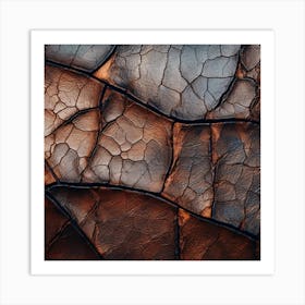 Rusty Leaves Art Print