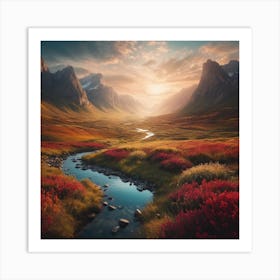 Sweet Mountain View Art Print