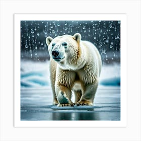 Polar bear Art Print