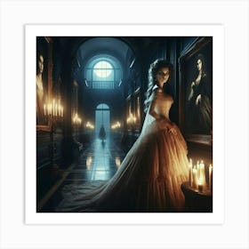 The Woman In The Hall Art Print