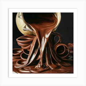 Chocolate Pouring 3 Art Print