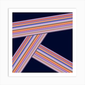 Rainbow Stripe Art Print