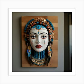 Egyptian Mask Art Print