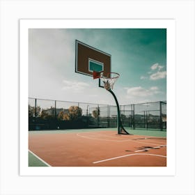 Basketball Court 32 Art Print