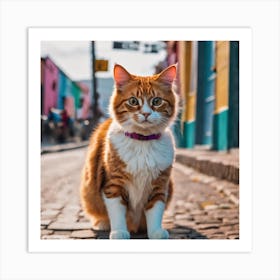 Street Cat Art Print