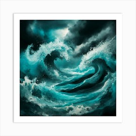 Stormy Seas 23 Art Print