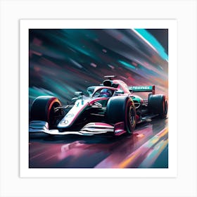 Mercedes F1 Art Print
